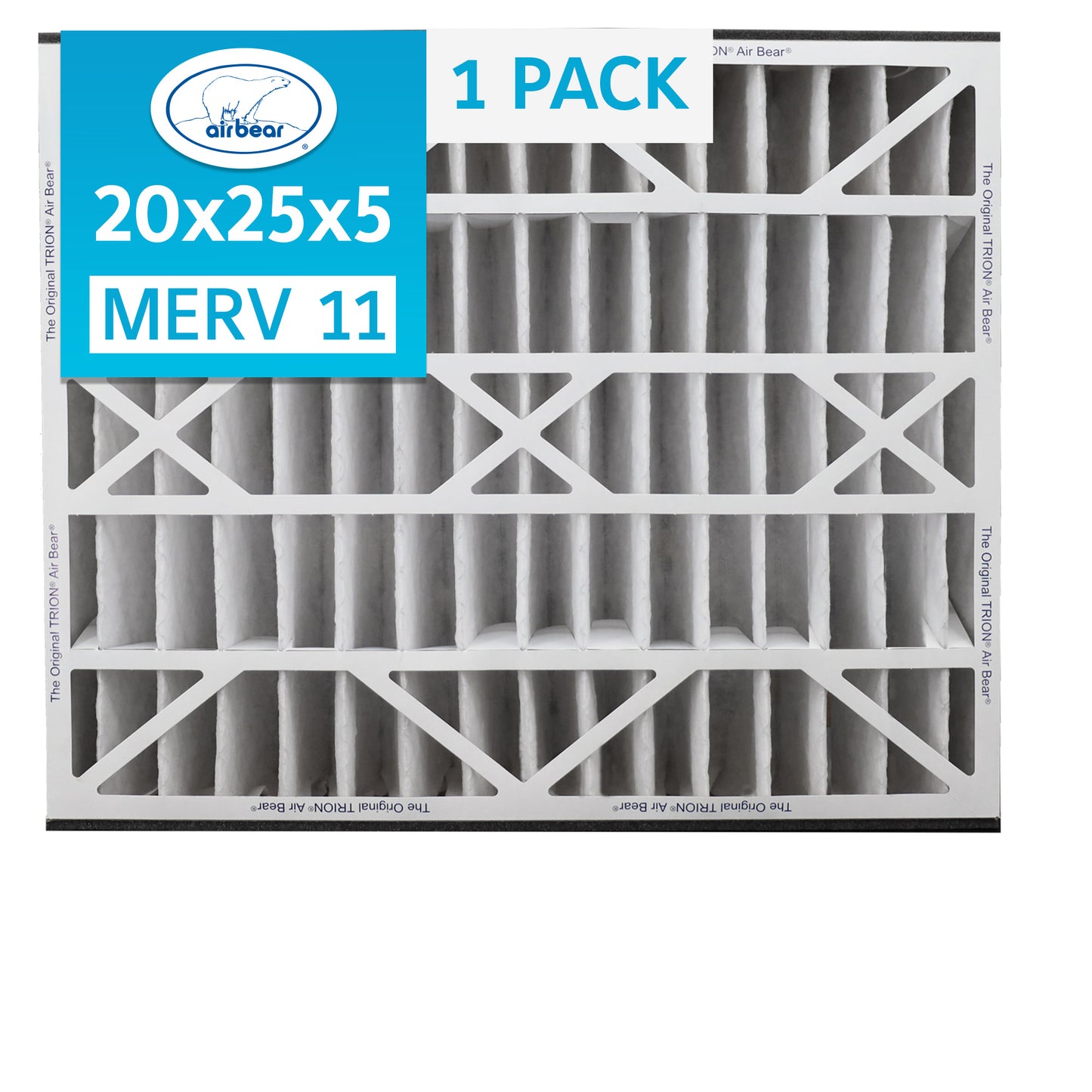 Air Bear 20x25x5 Pleated Air Filter