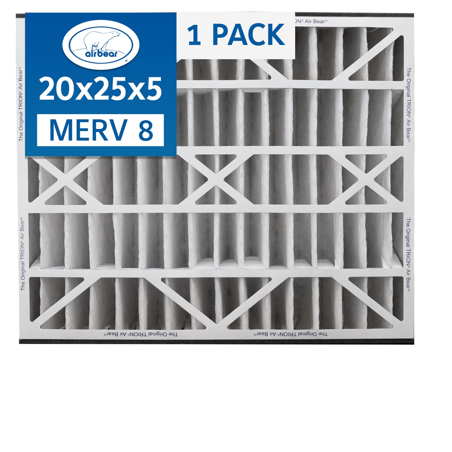 Air Bear 20x25x5 Pleated Air Filter