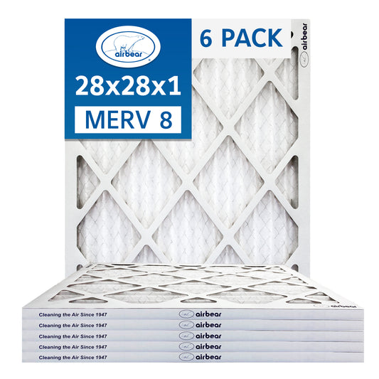 Air Bear 28x28x1 Pleated Air Filter